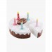Gâteau d'anniversaire en bois  marron multicolore Vertbaudet    376376002250